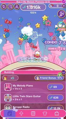 Hello Kitty Music Party android App screenshot 9