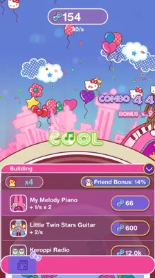 Hello Kitty Music Party android App screenshot 2