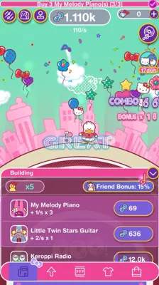 Hello Kitty Music Party android App screenshot 8